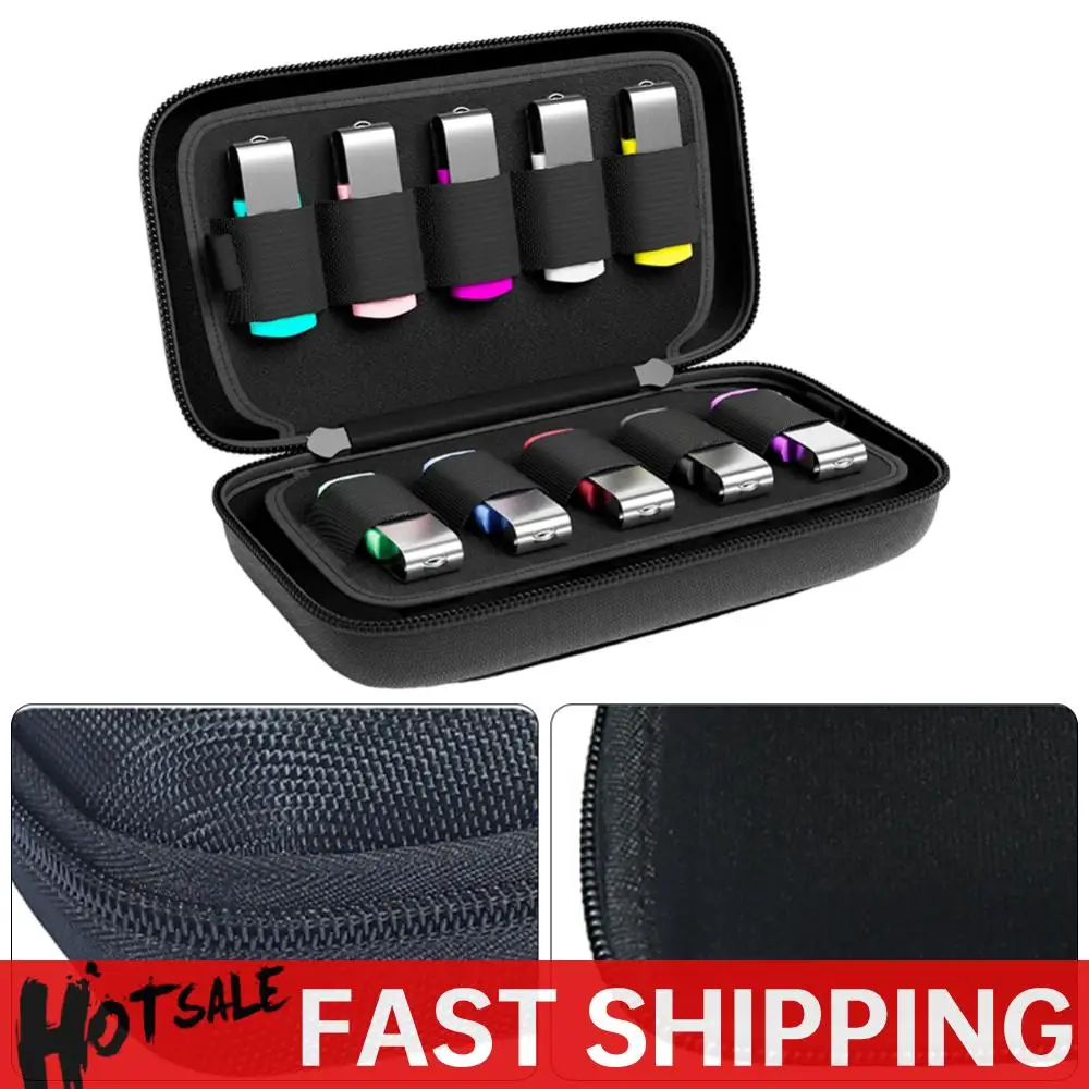 

Thumb Drive Holder Organizer Dustproof Storage Case Holder Shockproof Portable USB Carrying Bag Electronic Accessories Organizer