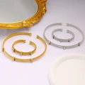 Exclusive Elastic Spiral Stainless Steel Jewelry Set Charm – view 4