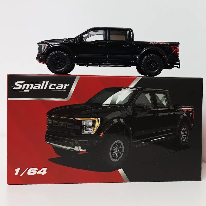 Smallcar Ford F-150 Raptor Pickup Truck 1:64 Miniatur-Automodell aus Druckgusslegierung, Simulationskollektion, Ornament Spot