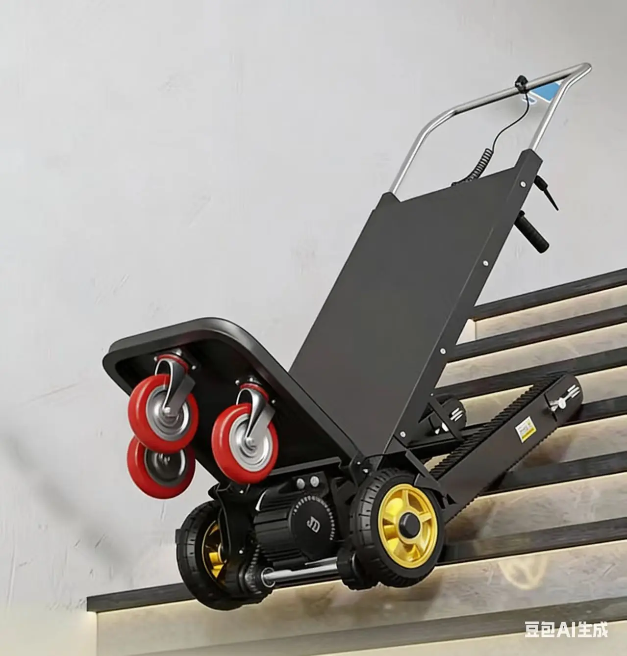 Electric tracked silent stair-climbing machine - The ultimate tool for moving up and down stairs