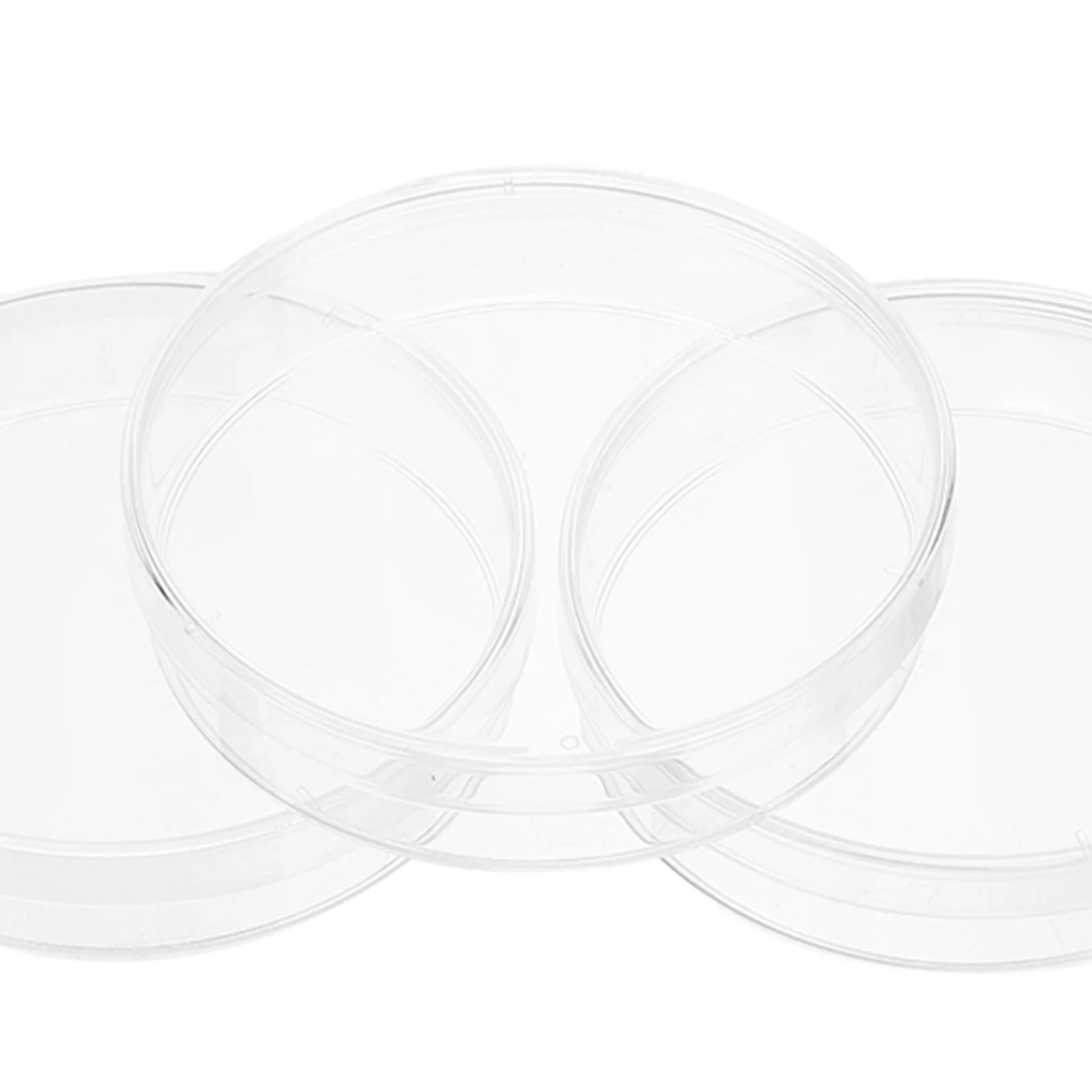 10pcs Petri Dishes With Lid Clear Plastic Sterile Culture Plate For Lab Science Experiment Agar Plates Cell Culture Dish