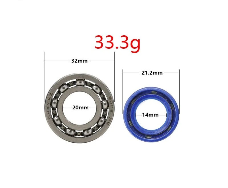 

Подходит для бензопилы MS170/MS180: подшипник коленвала 017018, подшипник корпуса шатуна 6002, высокая износостойкость.