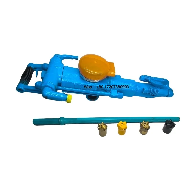 Hocheffiziente Bohrmaschine Y19A Y20LY YT29A YT28 YT27 Pneumatischer Gesteinsbohrer für Kohle-Erz-Bergbau Sprengbohrungen