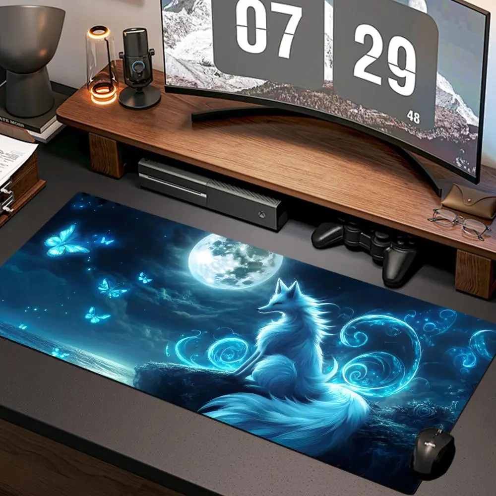 Fox spirit Mouse Pad New Computer Home Mousepad XXL Desk Mats Natural Rubber Office Anti Slip Gaming Accessories pad
