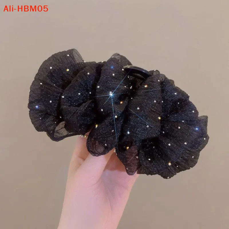 مشبك شعر مزخرف بأحجار الراين ا - مراجعة Hair Clip Claw Large وسعره