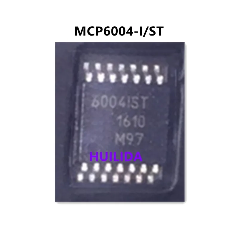 10pcs/lot  MCP6004-I/ST  6004IST MCP6004 MCP6004IST TSSOP-14 100% New