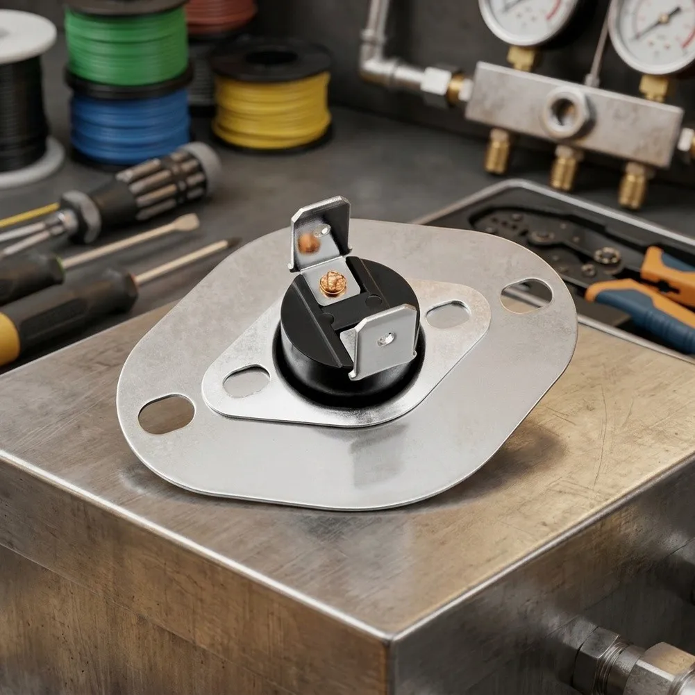 1pc High-Temperature Limit Switch L180F For  Main Limit Safety Switch For Gas Furnace Accessories Easy Installation