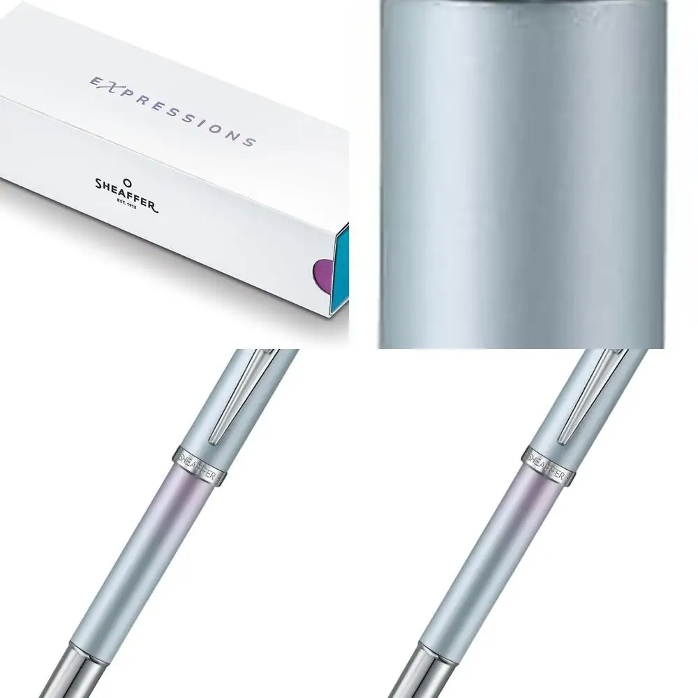 

Medium Nib 100 Fountain Pen in Blue and Pink Pearlescent Gradient Finish