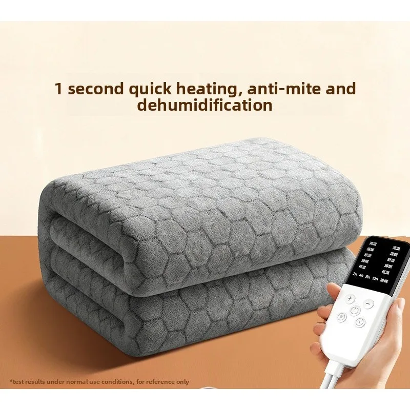Dual Controllers Electric Blanket Adjustable Temperature Dormitory Home Use Smart Temperature Adjustable Temperature Home