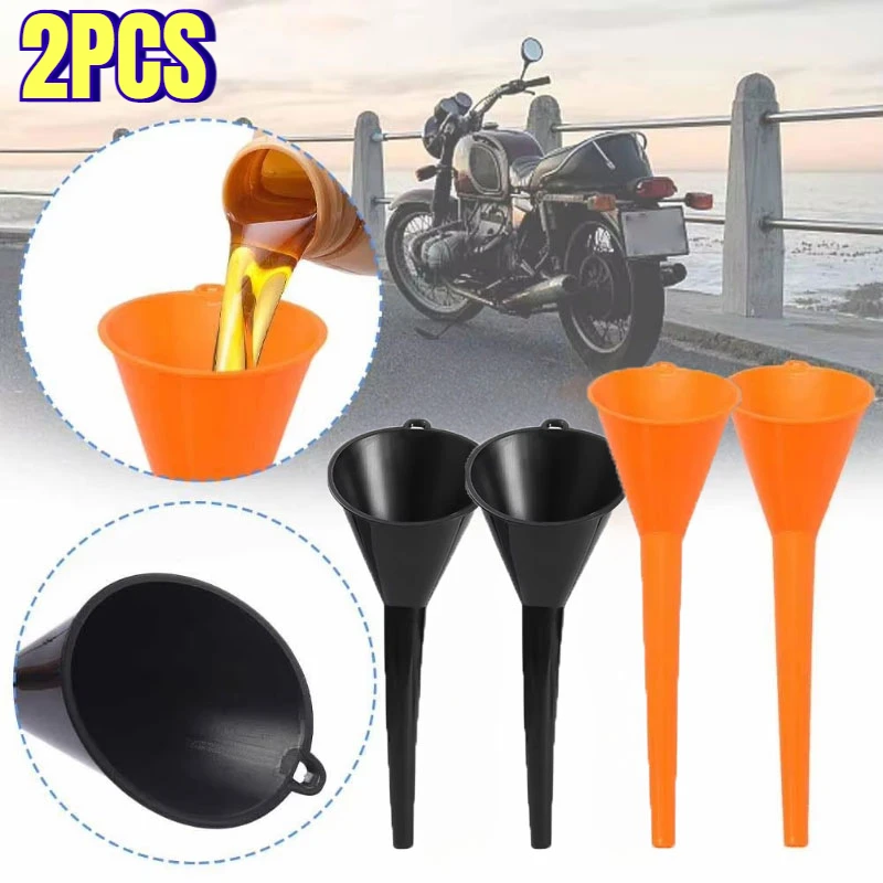 

1/2PCS Plastic Engine Funnel Motorcycle Fueling Tool Splashproof Car Fuel Injection Funnel Gasoline Fueling Tool Car Parts