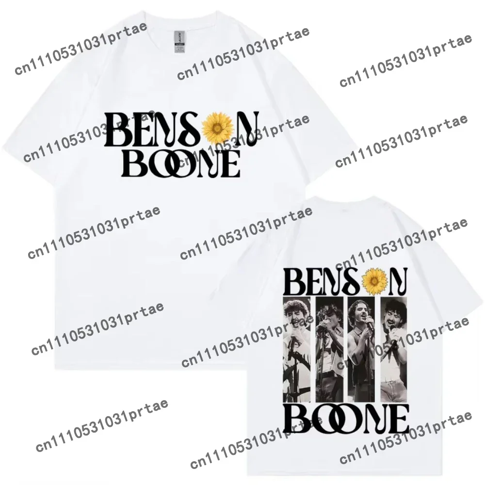 Benson Boone American Heart Tour Gothic Graphic 2025 Humor T-Shirts Men Women Tshirt Cotton Hip-hop High Quality Cozy Top Black