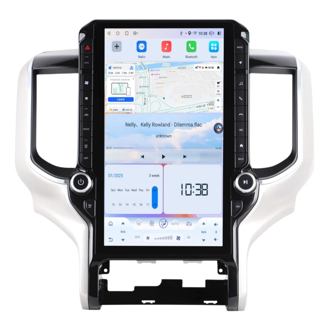 

14,5-дюймовый экран, чип Qualcomm 6125, Android 13, мультимедийный стереоплеер для Dodge RAM 1500 2500 3500 2008-2023, беспроводной CarPlay