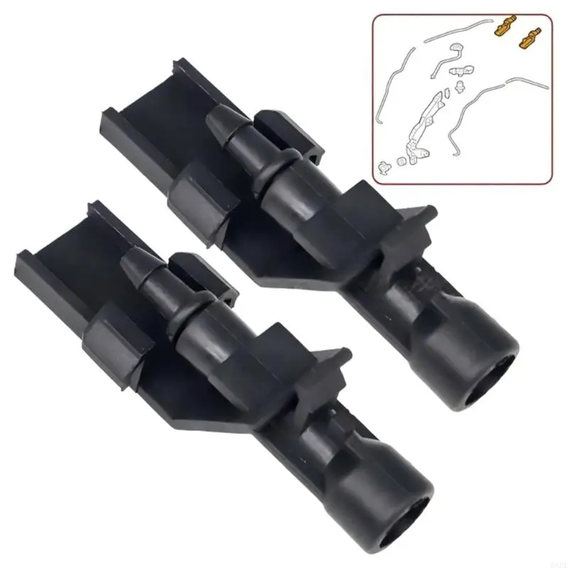 6XDF Weather Resistant Windshield Washer Jets Windshield Sprinkle Nozzle 76810-TP6-A01 Easy On Installation for XRV