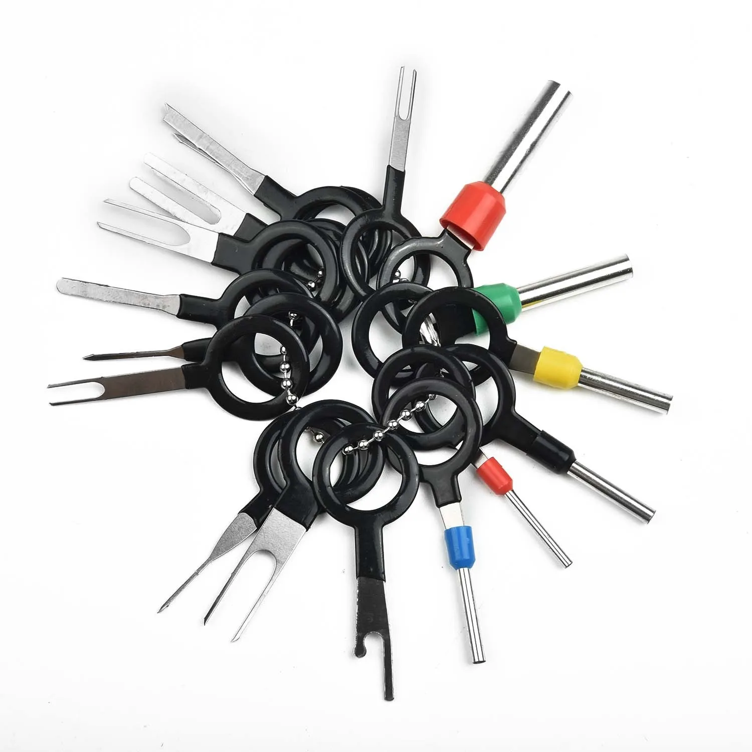 

Useful Portable Removal Tool Car Set Terminal Wiring 59pcs Auto Connector Crimp Harness repair Stainless Steel