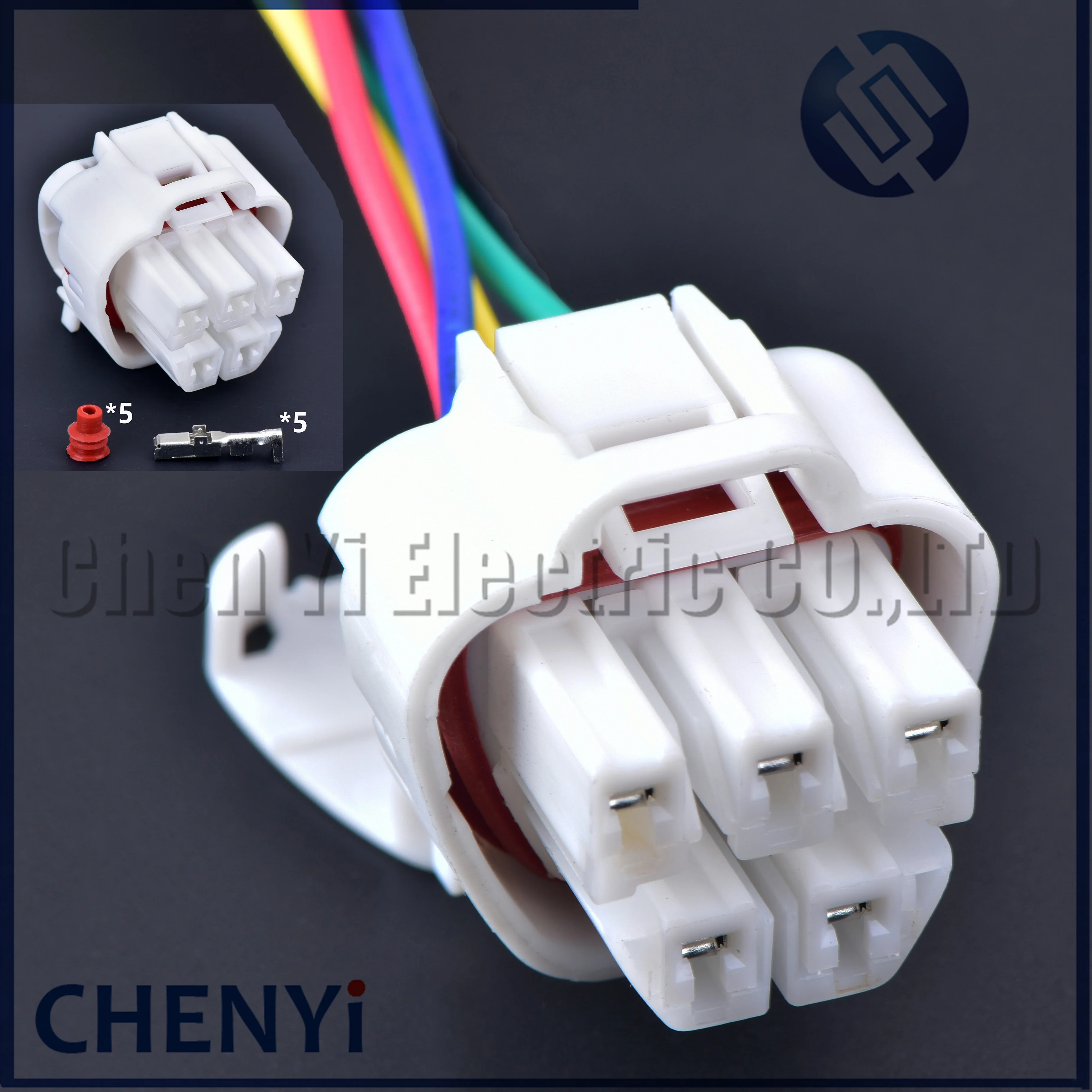 5 Pin female Fuel Pump Wiring Connector Pigtail Harness Plug 1.58 8342020040 77020-13100 770200C072 For Toyota Hyundai