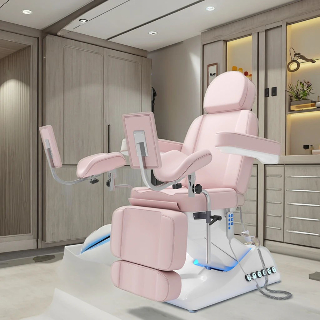 

Роскошный салон, спа-массажный стол, кресло для лечения клиники, 4-двиганое электрическое косметическое кресло для института красоты, эстетическая кровать