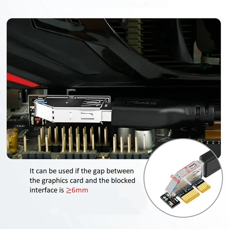 PCI-E To USB 3.0 PC Front Panel 3.5 Inch Floppy Front Panel Bracket PCI-E X1 Riser