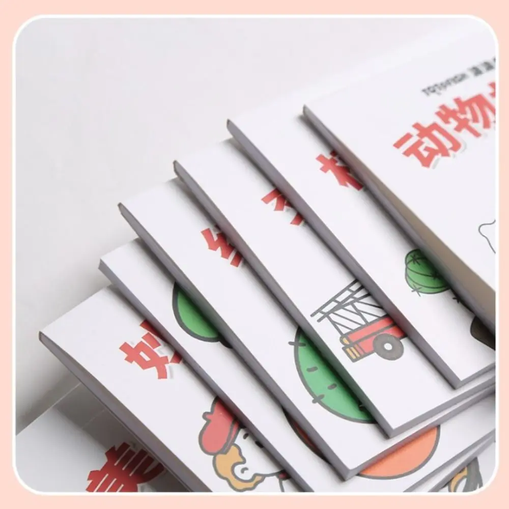 Graffiti Pocket Mini สมุดระบายสี Montessori Drawing Doodle Book สีน้ําภาพวาดหนังสือ DIY หนังสือภาพวาดบรรจุหนังสือสี