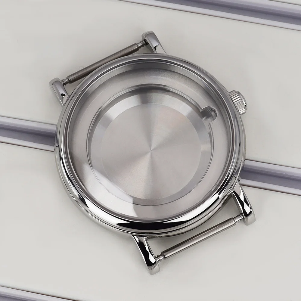 40-mm-Uhrengehäuse in hoher Qualität mit gewölbtem Saphirglas für ETA 2824 PT5000 Automatikwerk, DIY-Zubehörteil für 2824-Gehäuse – Detail 14