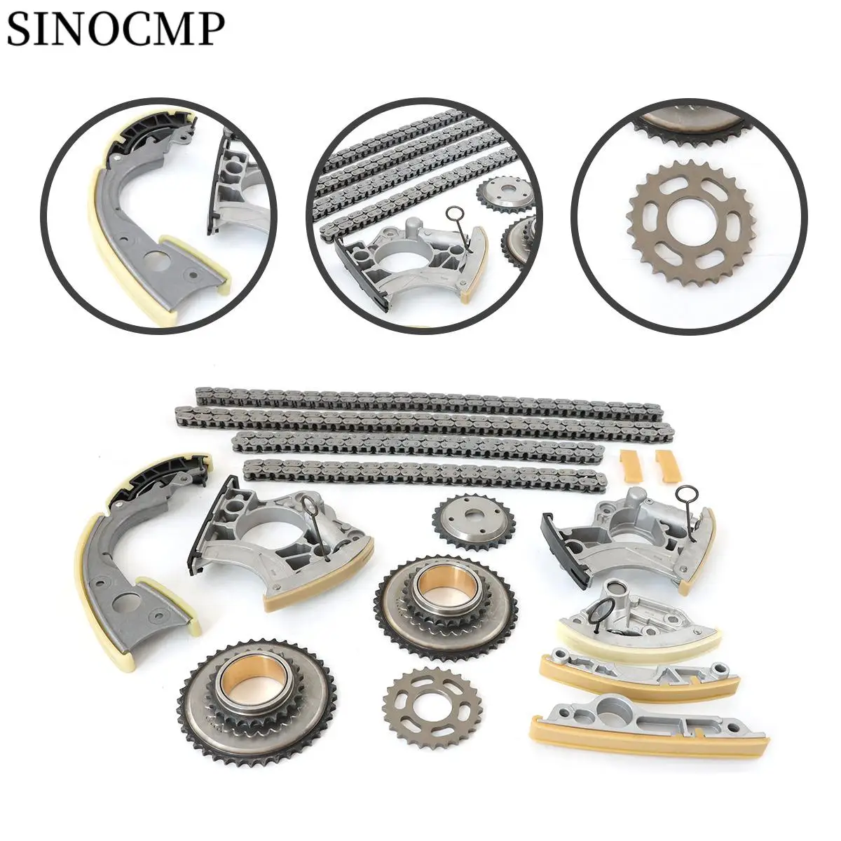 

Комплект цепи ГРМ для AUDI A4 A5 Quattro 3.2L V6 A6 A8 Q5 RS7 S4 S5 S6 S7 S4 V8 Высококачественные автомобильные аксессуары