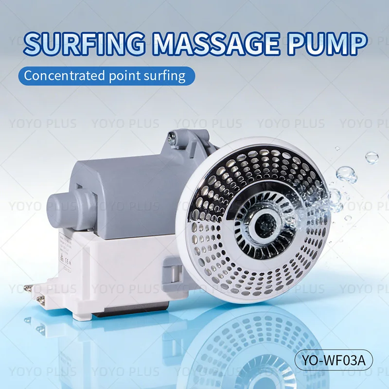Salon Pedicure Jet Pump Surfing Foot Bath Basin Pipeless Jet Pump Massage SPA Sink Accessory