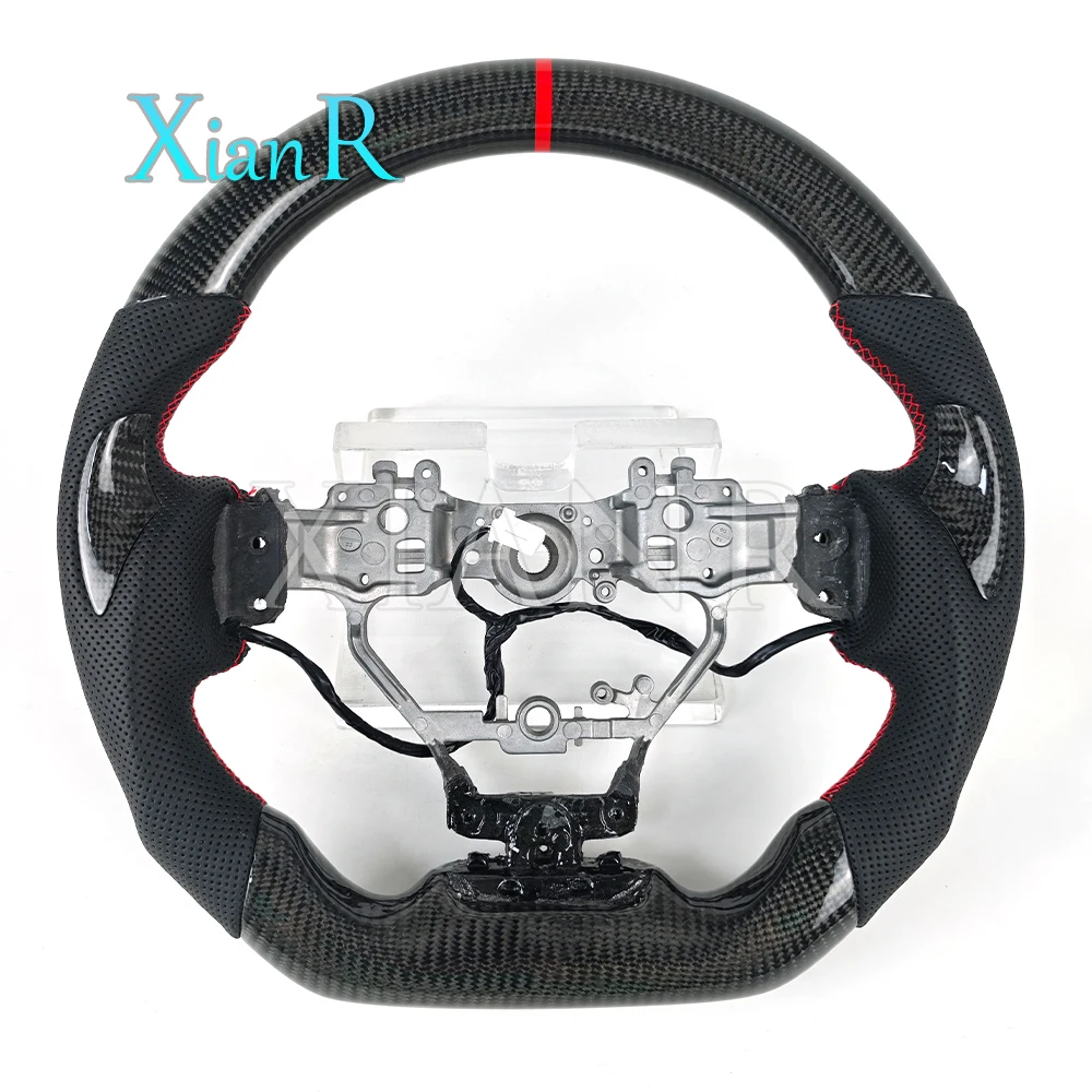 Customized perforated leather carbon fiber steering wheel for Lexus NS IS CT 2015 2016 2017 2018 2019 2020 2021 2022 2023 2024