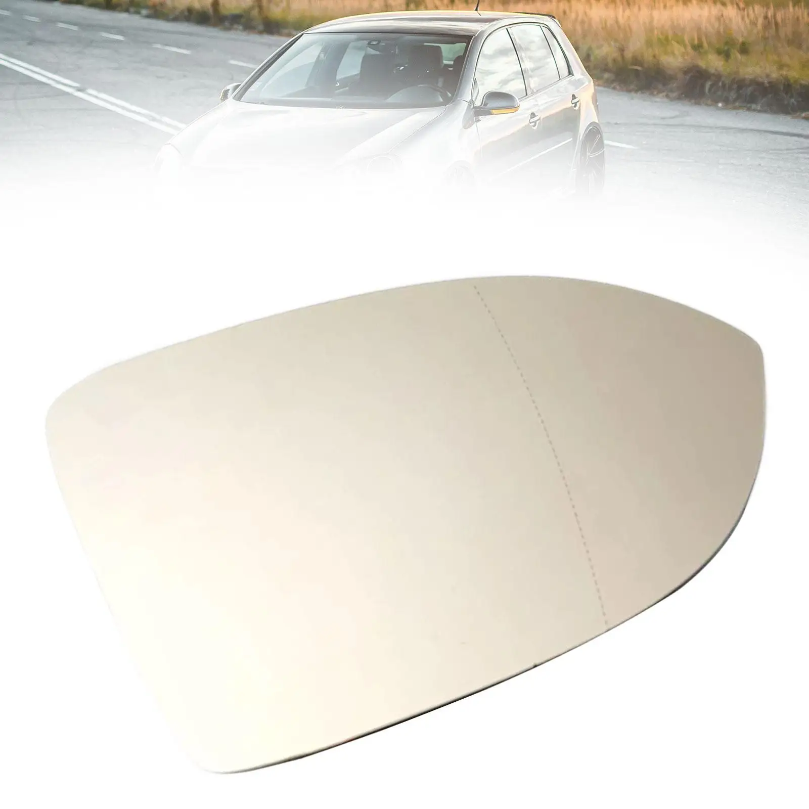 Right Side 5H0857522 Practical Easy to Use Heated Mirror Glass for Volkswagen