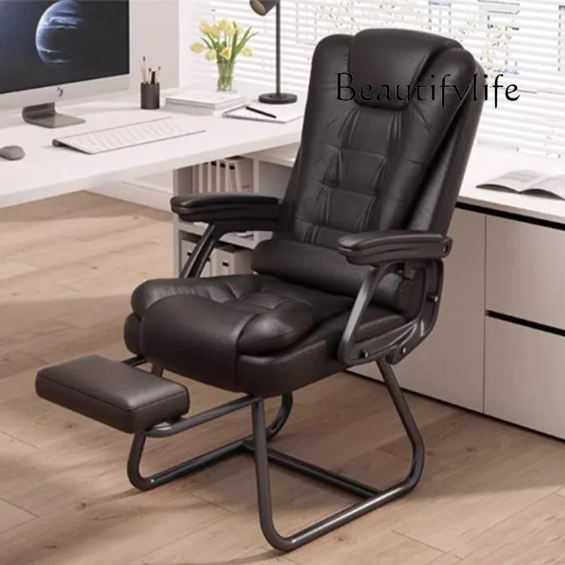 

Luxairy Office Chair Executive Necksupport Swivel Mobile Accent Chairs Living Room Comfy High Back Cadeiras Salon Furniture