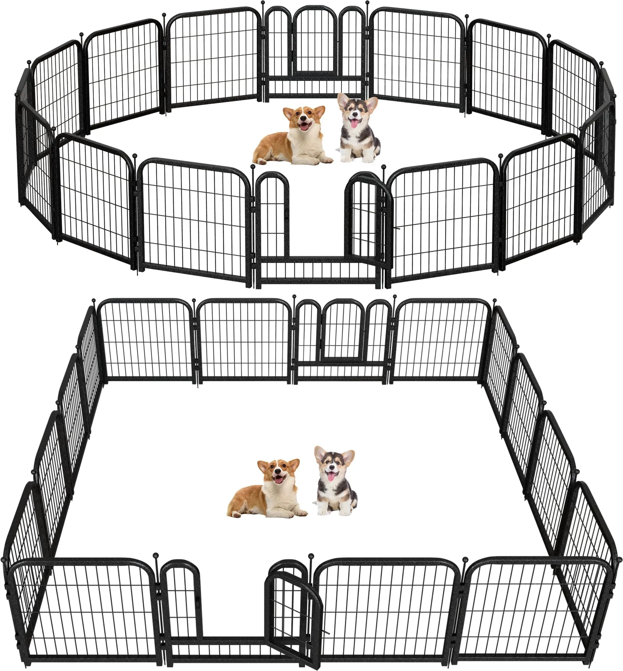 Dog Playpen 40 in Height 8 Panels for Large Medium and Small Dog
