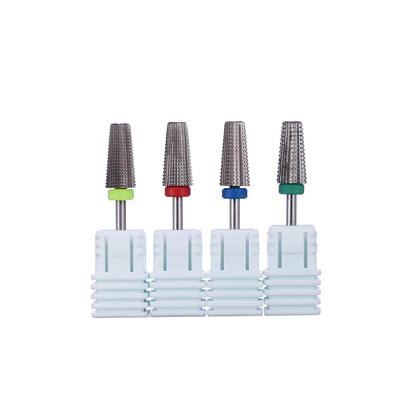 Tungsten Steel 5-in-1 Nail Grinding Head, All-in-one Manicure Polishing and Nail Removal Accessories Tool