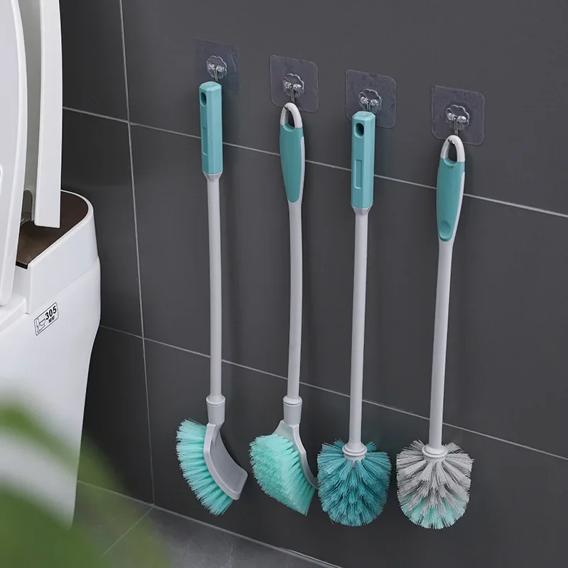 

Toilet Brush Household No Dead Corner Toilet Scrubbing Squatting Pit Dead Corner Nordic Long Handle Creative Cleaning Brush