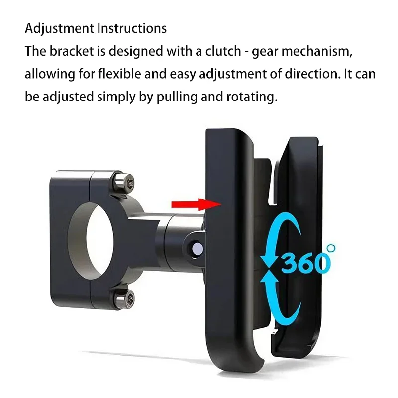 2025 New For Piaggio MP3 250 300 500 HPE Sport Scooter Motorcycle Accessories handlebar Mobile Phone Holder GPS stand bracket view 5