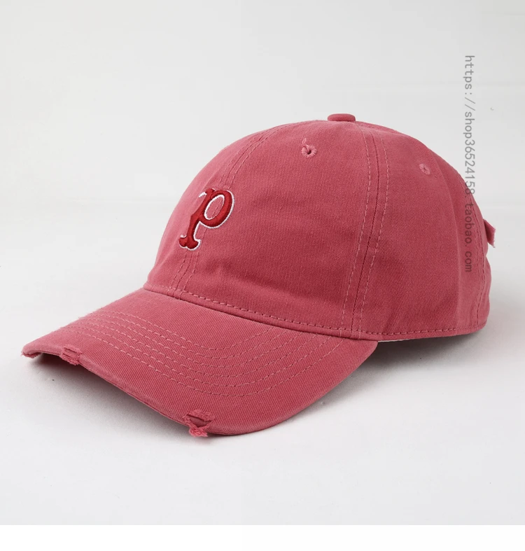 

INS Fashion Brand Washed Cotton Letter Embroidered Baseball Cap Female Spring and Autumn Street Casual Sun-Proof Peaked Cap Male