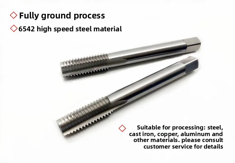 

High Precision Threading Tool USA standard Machine Taps 1/4 5/16 3/8 7/16 1/2 9/16 5/8 3/4 1 UNC UNF