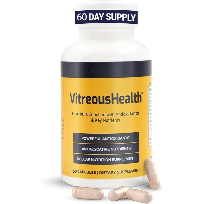 

Дополнение для глаз VitreusHealth, содержащая L-лизин-60 капсул