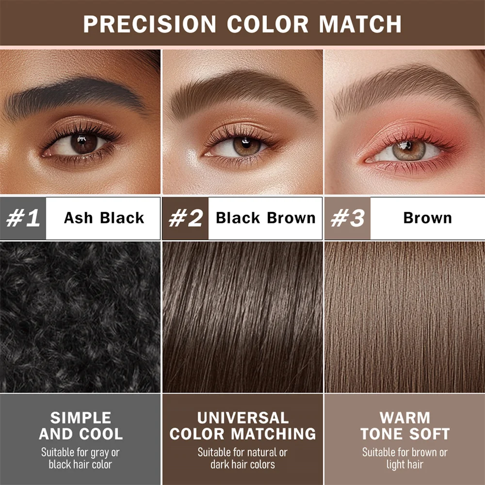 Penna per sopracciglia impermeabile a lunga durata 4D Multi forchette Punta della penna liquida Fine Liquid Tattoo Brow Matita per sopracciglia non sbavata Cosmetico