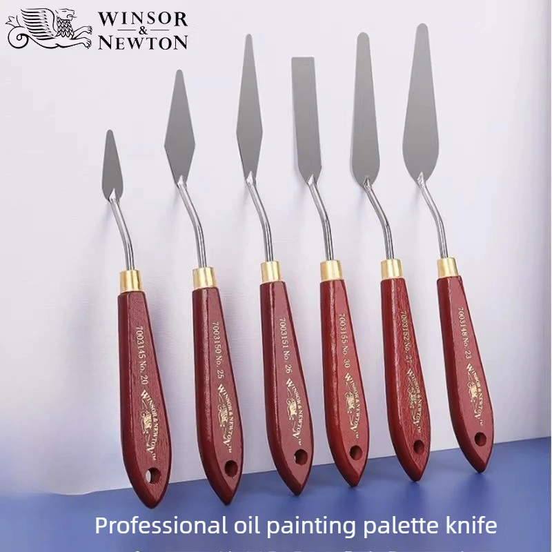 

Нож для масляной живописи Winsor&Newton из нержавеющей стали, шпатель для художников, палитровый нож, нож для смешивания масел, скребок, художественные инструменты