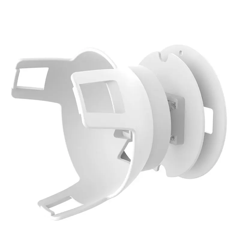 QWE-2X Wall Mount Speaker Holder For Echo ,Indoor Sound Box Bracket Built-In Cable Management,White
