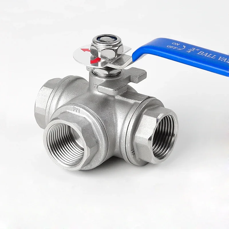

1/4 "- -2" BSP Internal Thread T L Port Ball Valve Connector SS304 316 Stainless Steel Three-way Ball Valve For Water And Gas