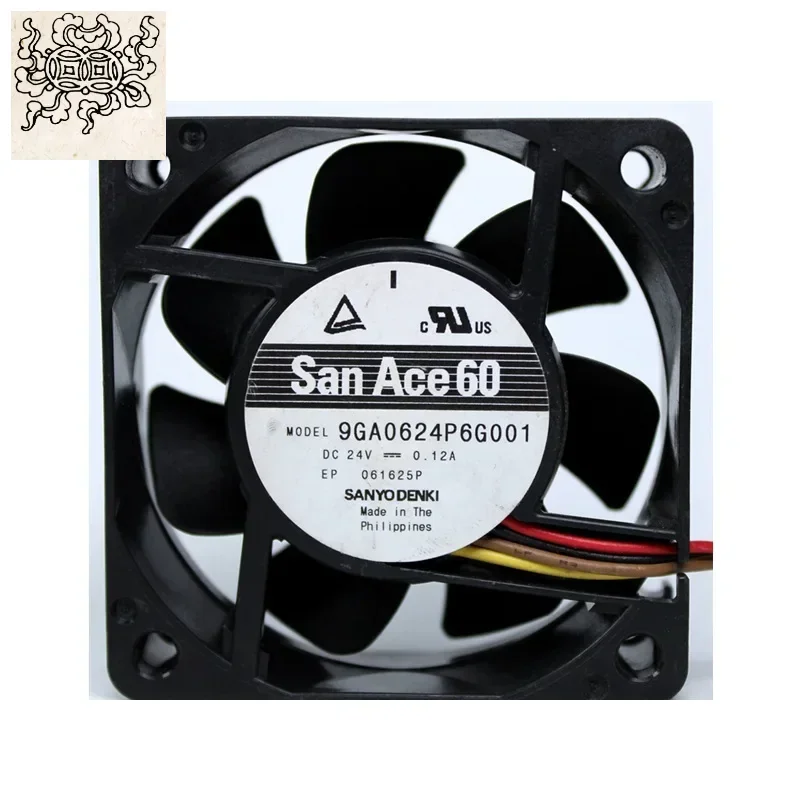 Ltsf pour SANYO DENKI ACE60 9GA0624P6G001 DC 24 V 0.12A 60x60x20mm ventilateur de refroidissement de serveur à 4 fils