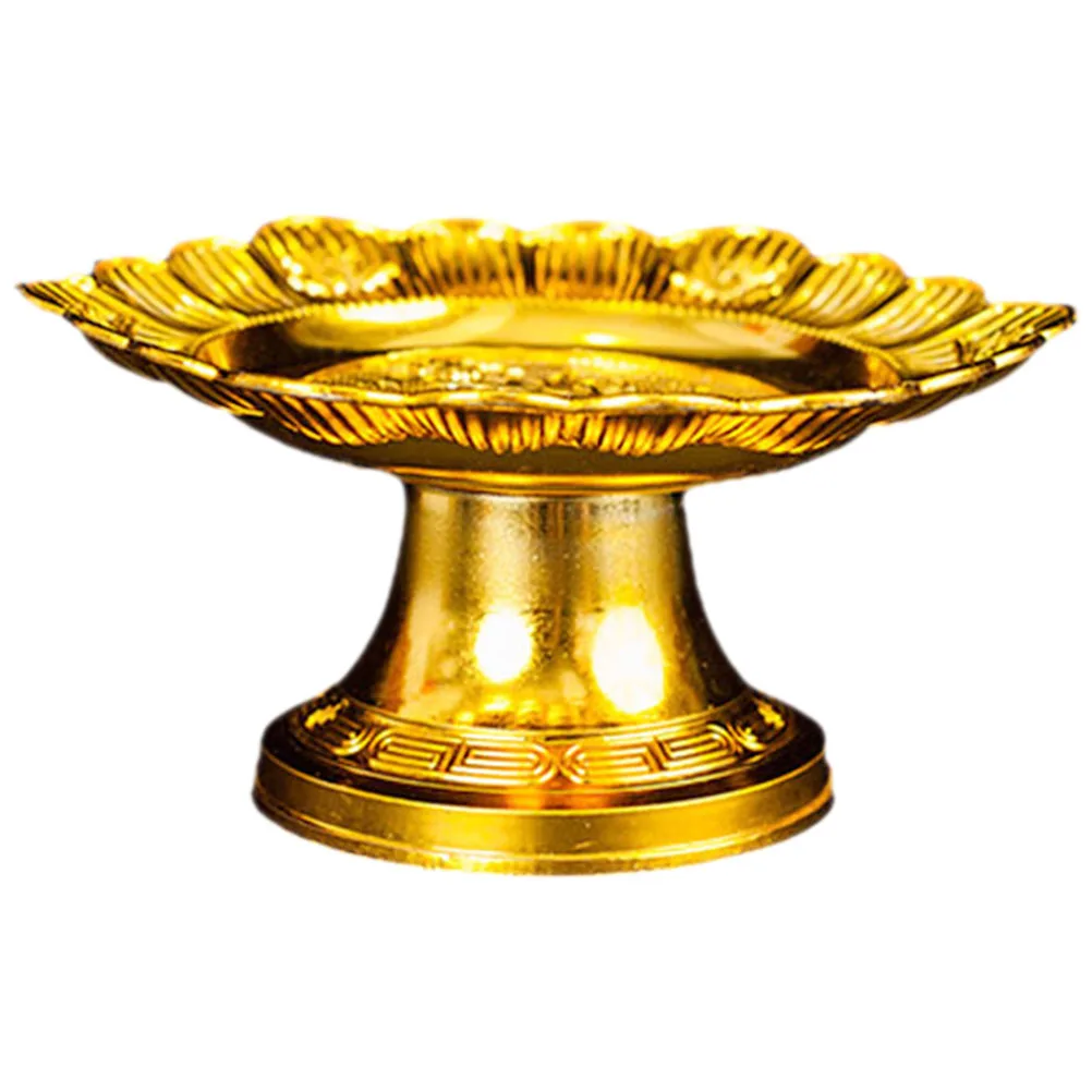 Offering Plate Sacrificial Fruit Tray Buddhist Offering Plate Temple Tribute Snack Serving Home Tray