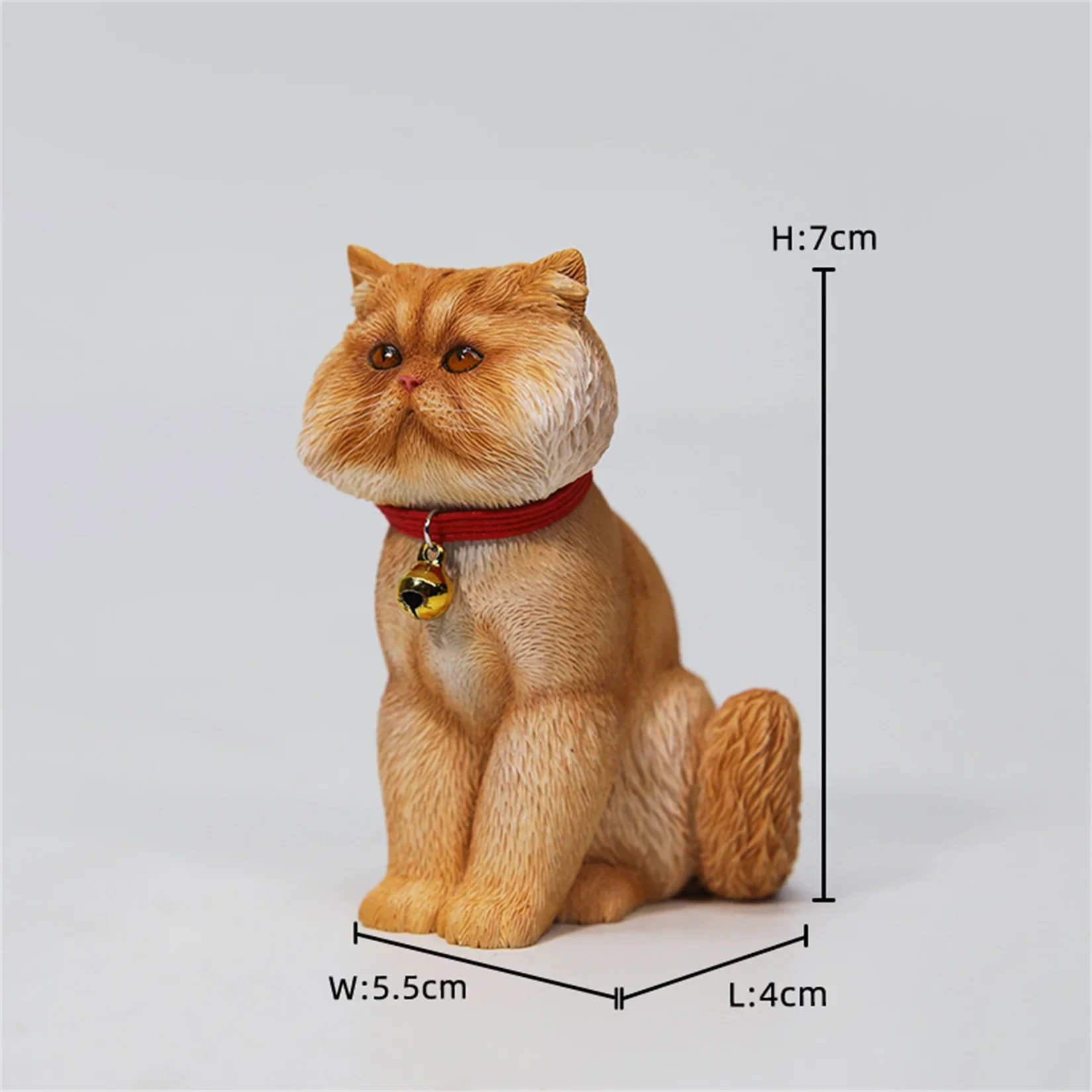 JXK-figura de gato feo 1/6 para adultos, modelo de gato de cara grande, accesorio de escena de Animal lindo, colección de decoración, regalo de cumpleaños, juguetes, accesorios, 1,0