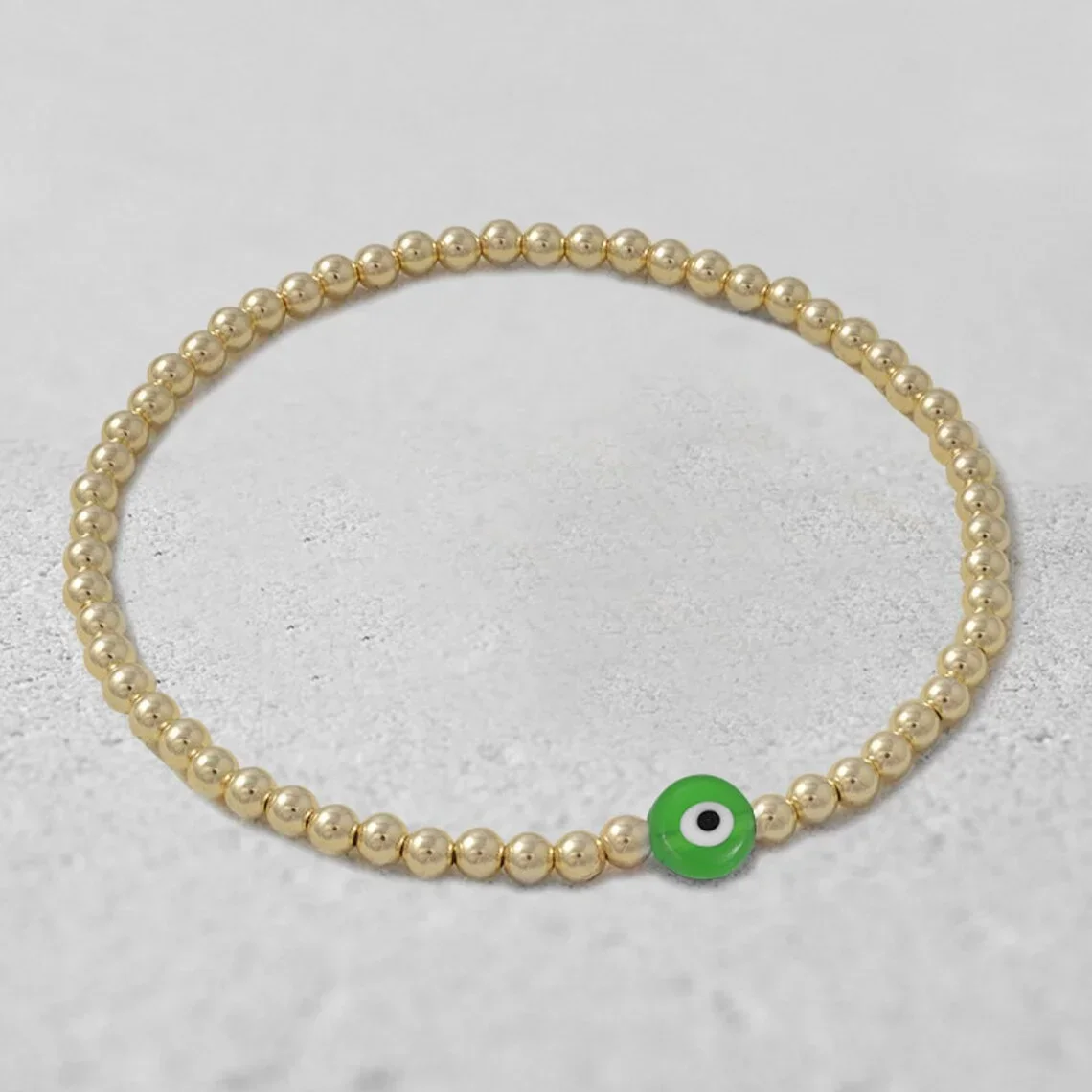 CCGOOD التركية سوار بحليات العين الزرقاء 18K مطلية بالذهب تمتد بوهو مجوهرات للنساء الصيف تكويم هدية روحية اليدوية مطرز