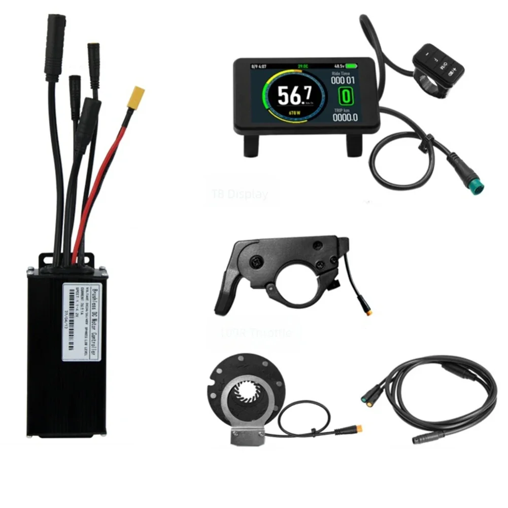 

Контроллер для езды на велосипеде на открытом воздухе Легкий водонепроницаемый комплект контроллера Монитор состояния аккумулятора Простой процесс установки