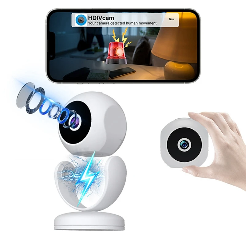 FULL-1080P Беспроводная Wi-Fi камера с цифровым зумом AI камера обнаружения человека ночного видения детская IP-камера наблюдения