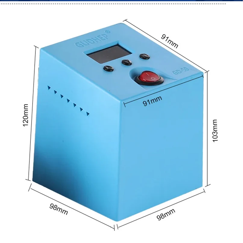 Gudhep stazione di saldatura senza piombo fai-da-te stazione di saldatura per rilavorazione termica da 120W GD90 punte per saldatore