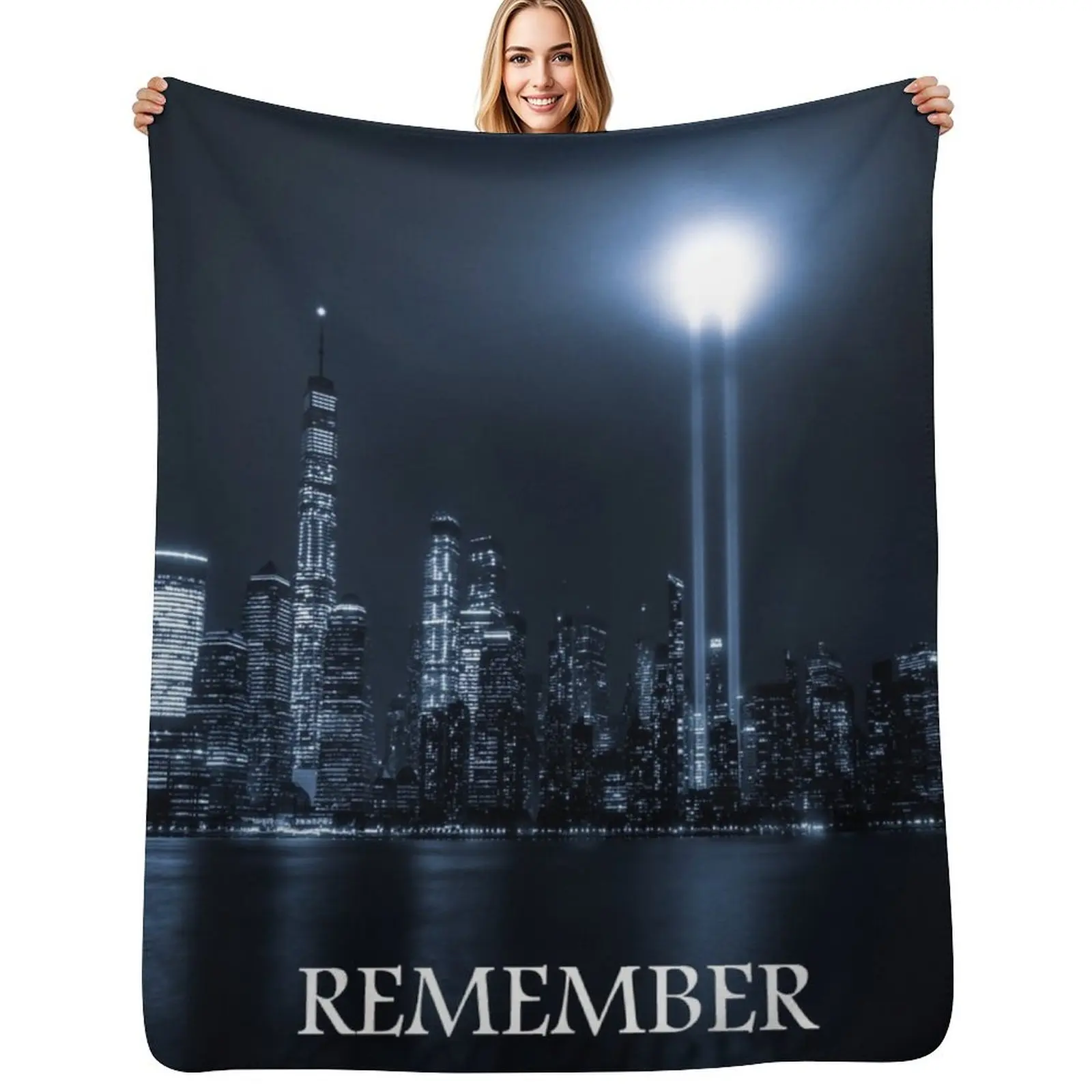 

Twin Towers-Remember Throw Blanket Thermals For Travel Heavy Moving Thin Blankets