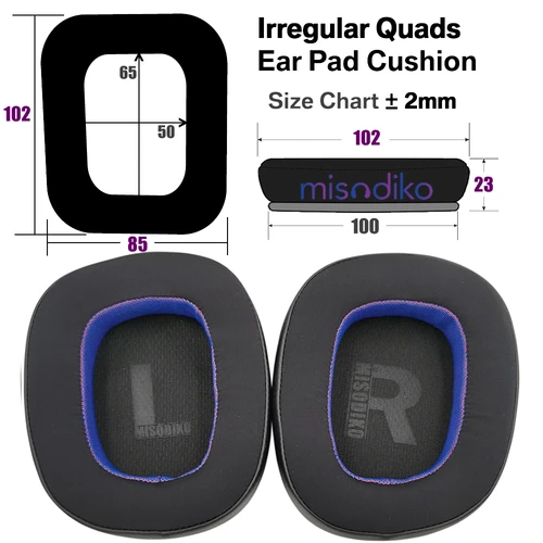 Imagen 2 del producto Misodiko diadema/almohadillas de repuesto mejoradas para auriculares Logitech G633 G933 G635 G935 G633S G933S Gaming