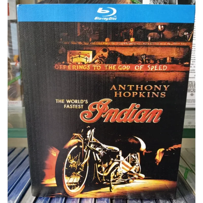 Blu-ray Disc The World's Fastest Indian Motorcycle Brand New Unopened Led By Anthony Hopkins