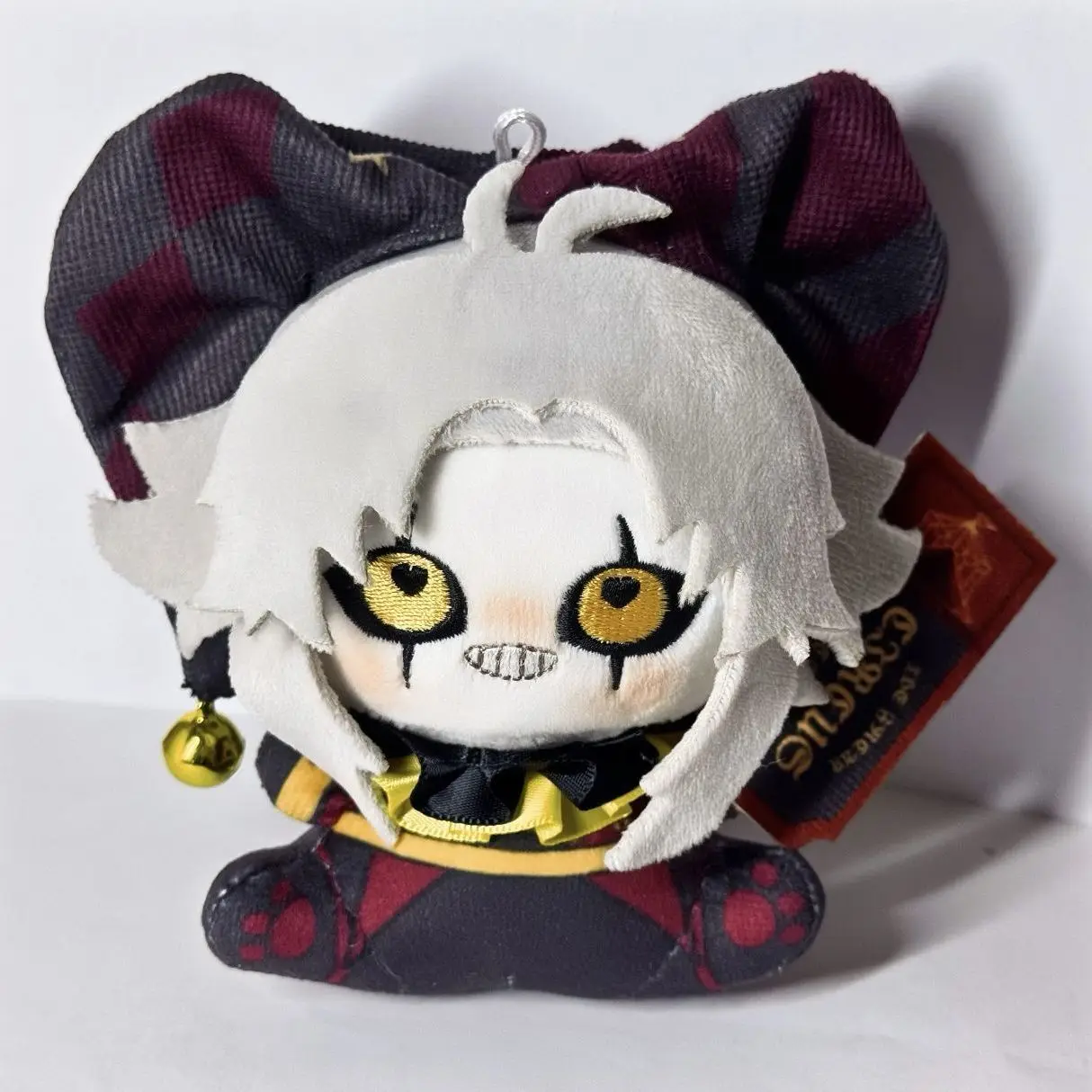 

Мягкая игрушка-подвеска «Пьеро» из аниме «Клоун из цирка», 12 см, плюшевая фигурка, игрушка, украшение, брелок